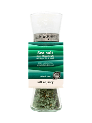 SEA SALT WITH GARLIC MILL 180gr