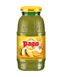 PAGO TROPICAL MULTIVITAMIN JUICE GLASS