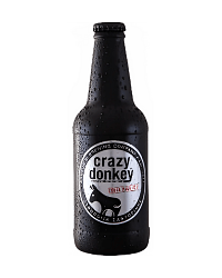 BEER CRAZY DONKEY GLASS OW