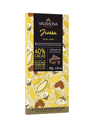 VALRHONA TABLETTE JIVARA PECAN 40% 120gr