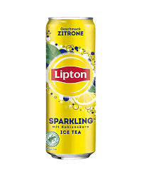 LIPTON ICE TEA LEMON SPARKLING CAN