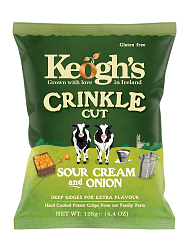 SOUR CREAM & ONION CHIPS 125gr