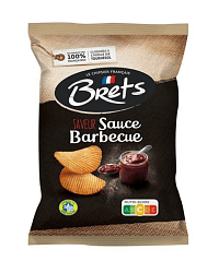 BRETS CHIPS BBQ SAUCE 125gr