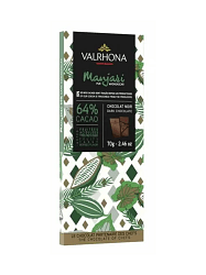 VALRHONA TABLETTE MANJARI  64% 0.07KG