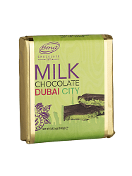 DUBAI MILK CHOCO WITH PISTACHIO/KADAYIF 100gr