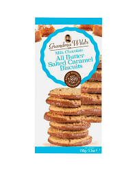 ALL BUTTER SALTED CARAMEL BISCUITS 150gr