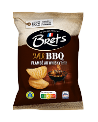 BRETS CHIPS BBQ WHISKEY 125gr