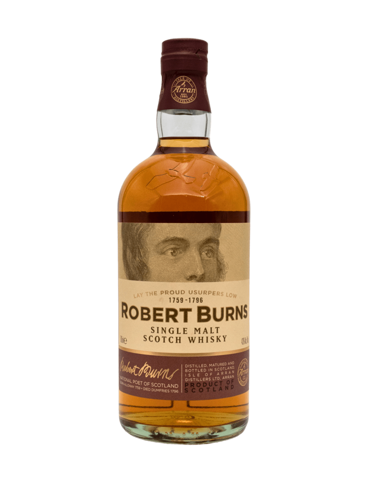 ARRAN ROBERT BURNS SINGLE MALT