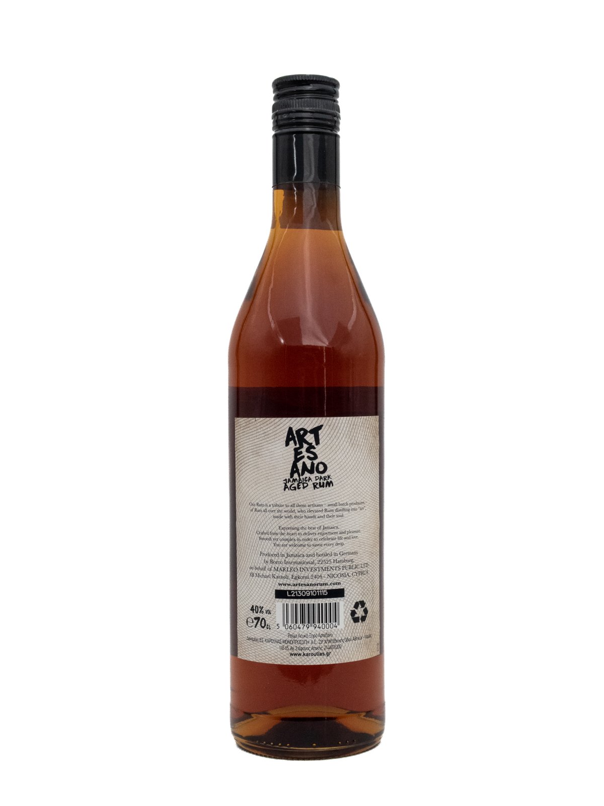ARTESANO JAMAICA DARK AGED RUM