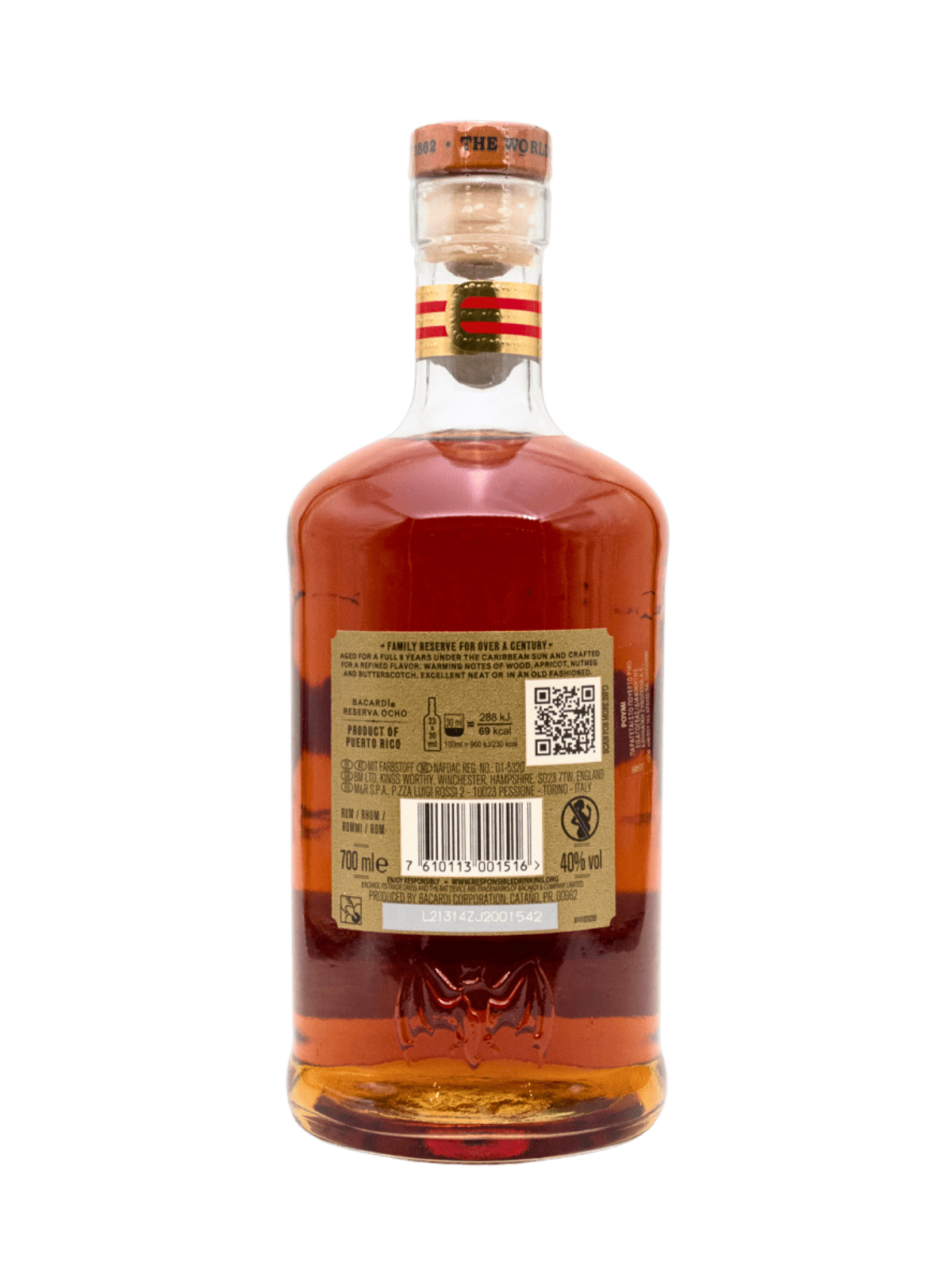 BACARDI 8YO RESERVA