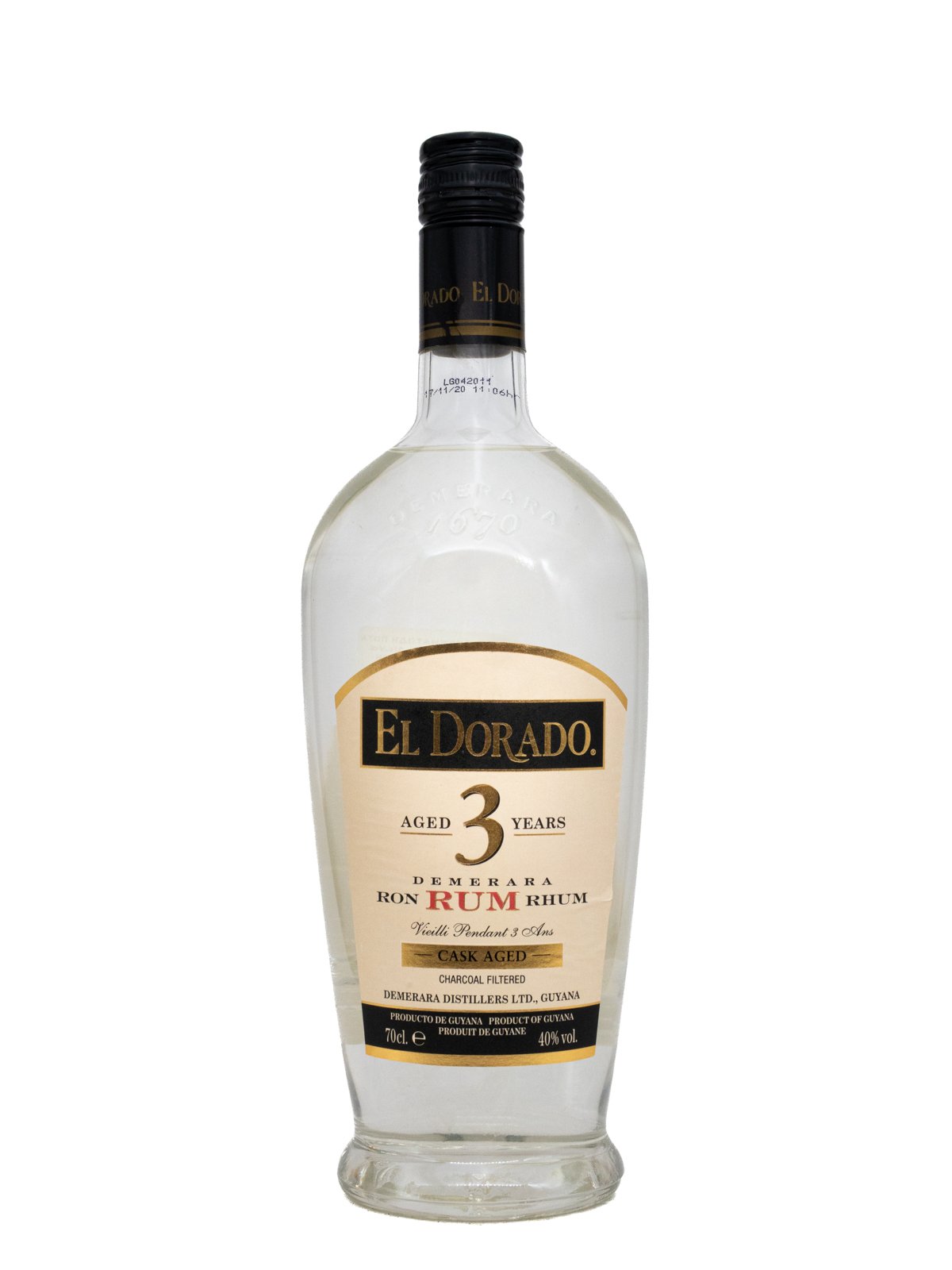 EL DORADO FINE CASK 3YO BLANCO