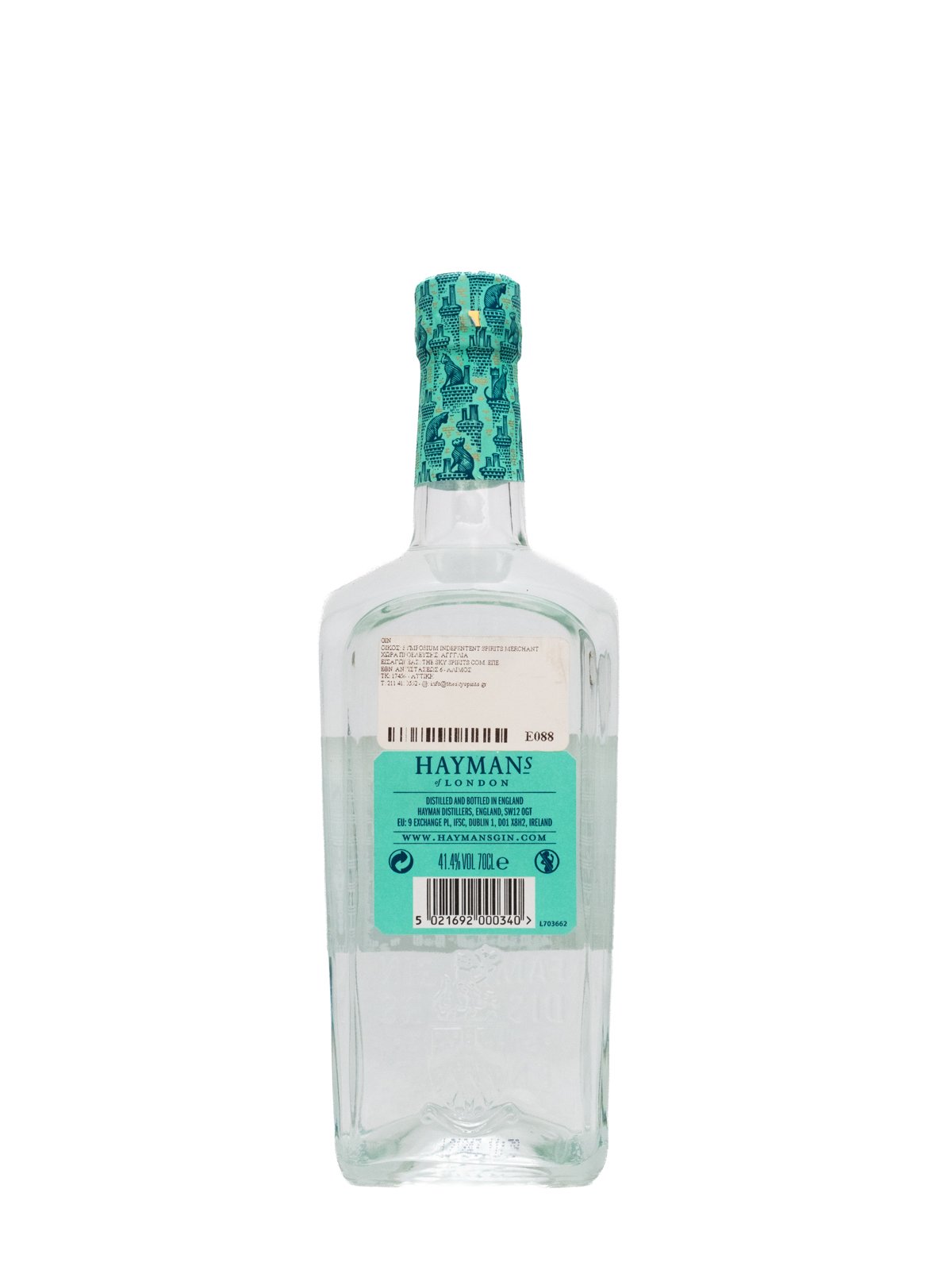 HAYMAN'S OLD TOM'S GIN