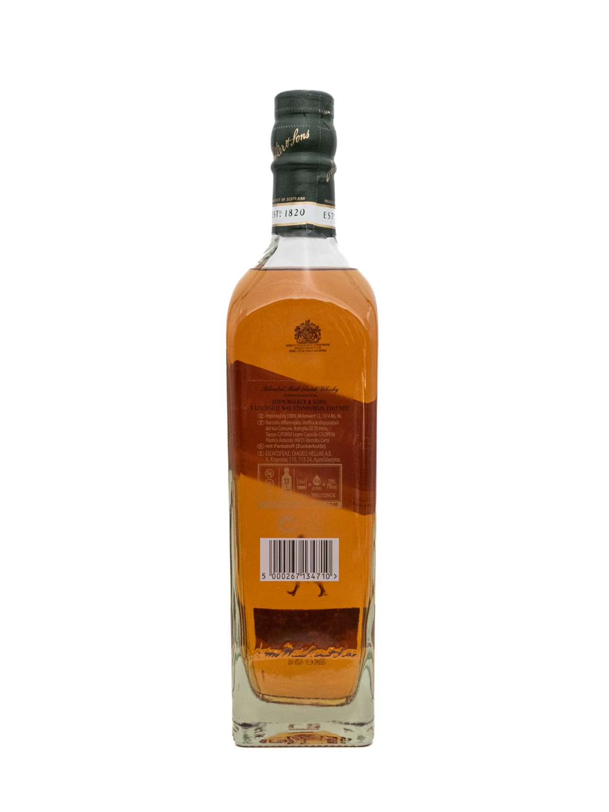 JOHNNIE WALKER 15YO GREEN LABEL