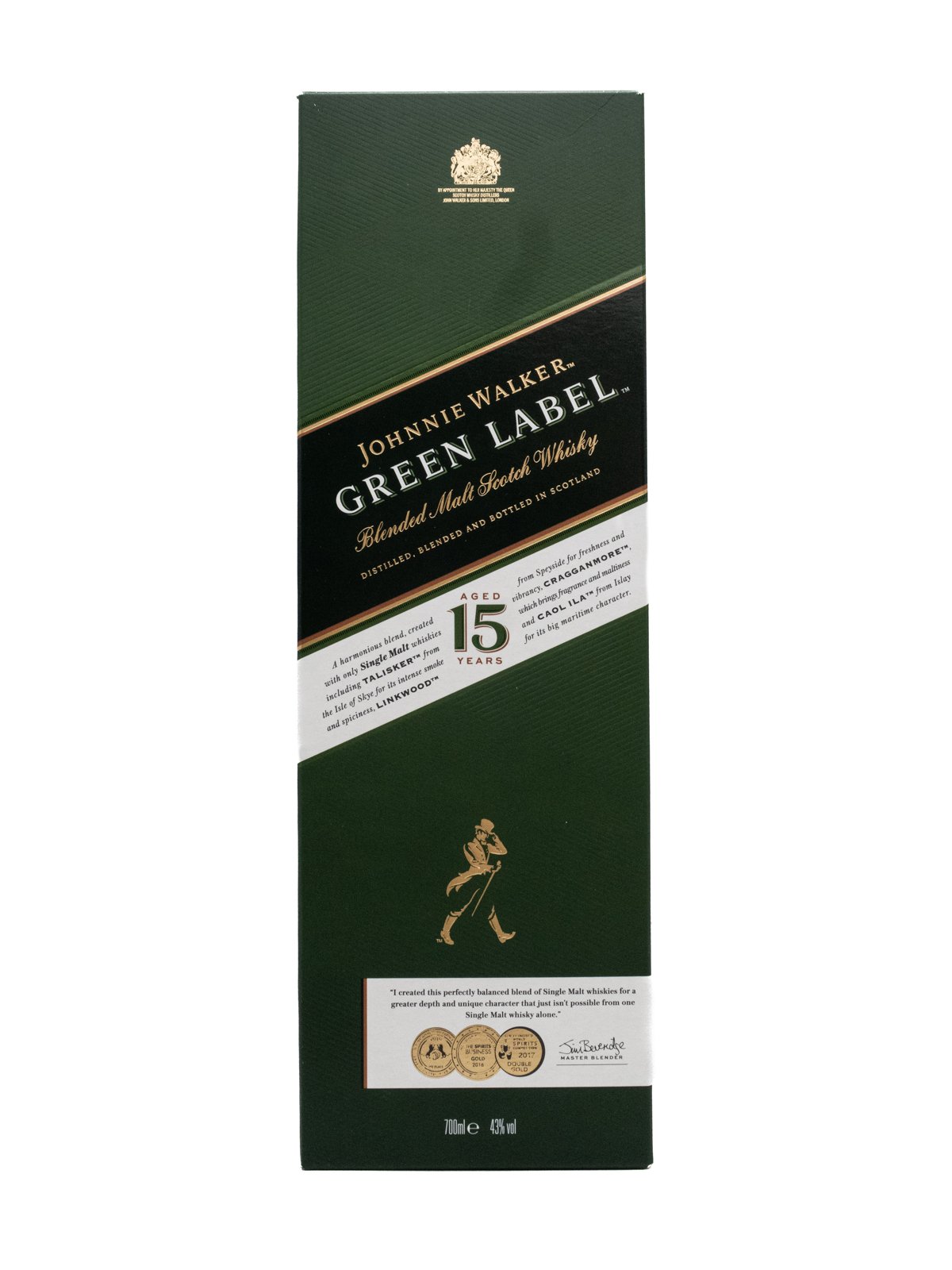 JOHNNIE WALKER 15YO GREEN LABEL