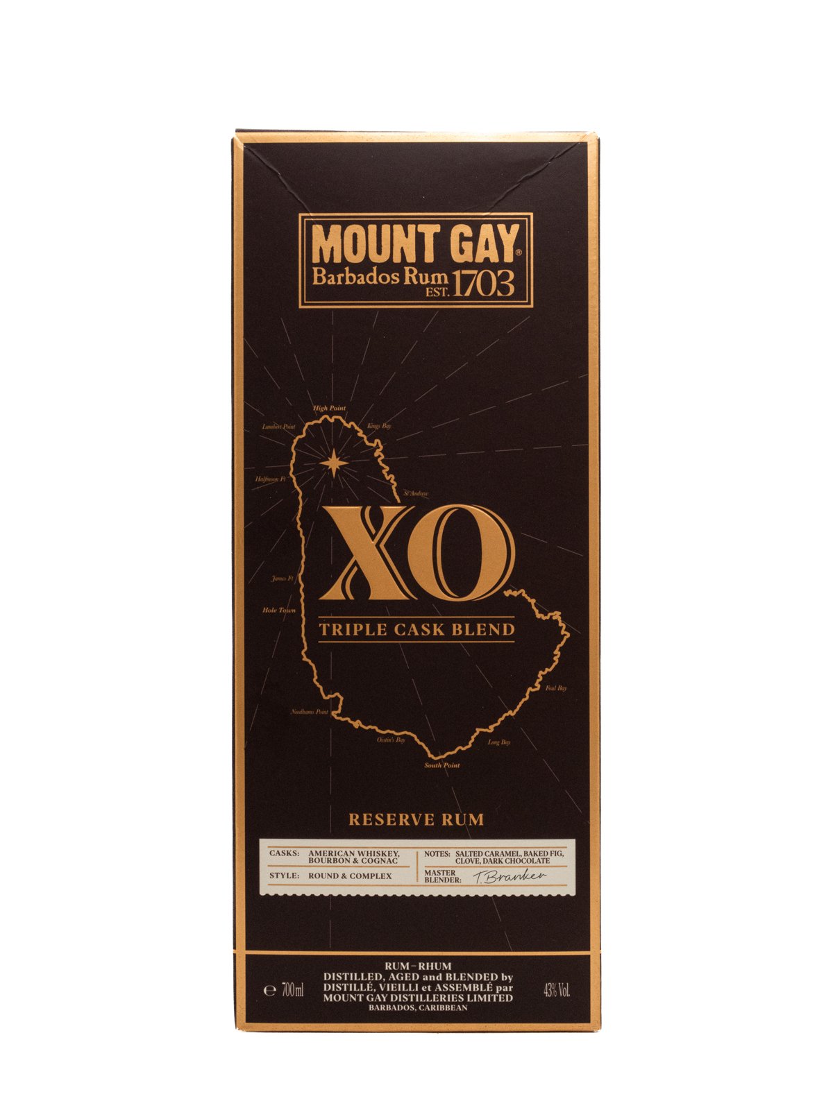 MOUNT GAY EXTRA OLD XO