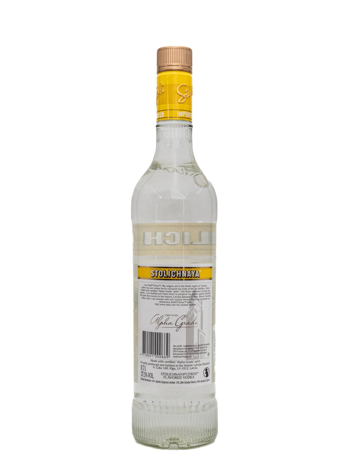 STOLICHNAYA CITROS