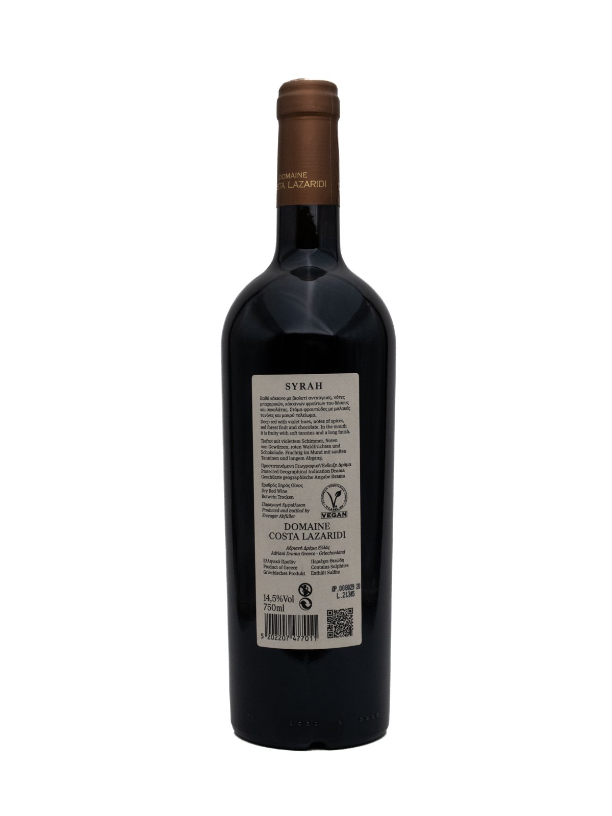 DOMAINE COSTA LAZARIDI SYRAH