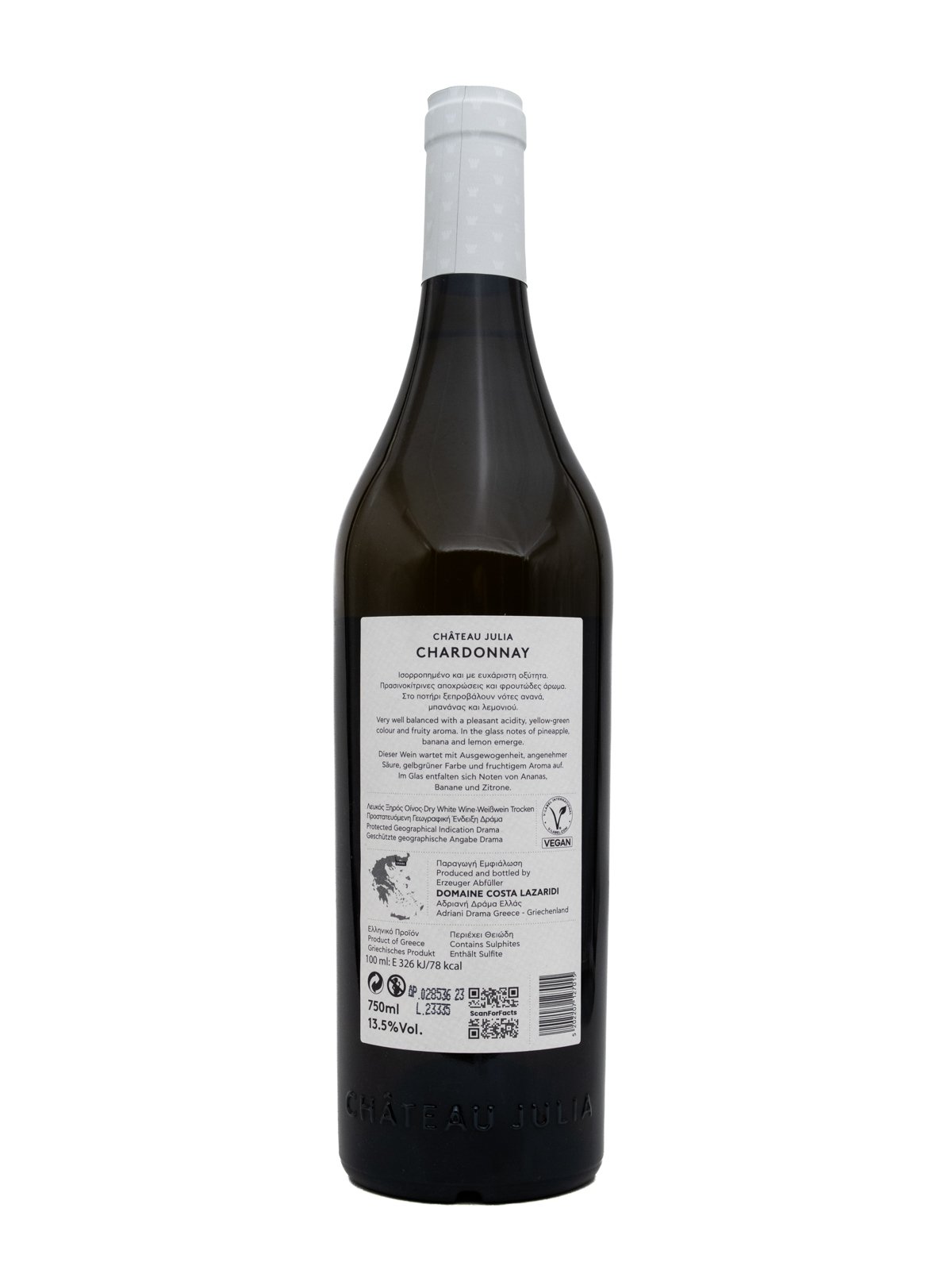 DOMAINE COSTA LAZARIDI CHATEAU JULIA CHARDONNAY