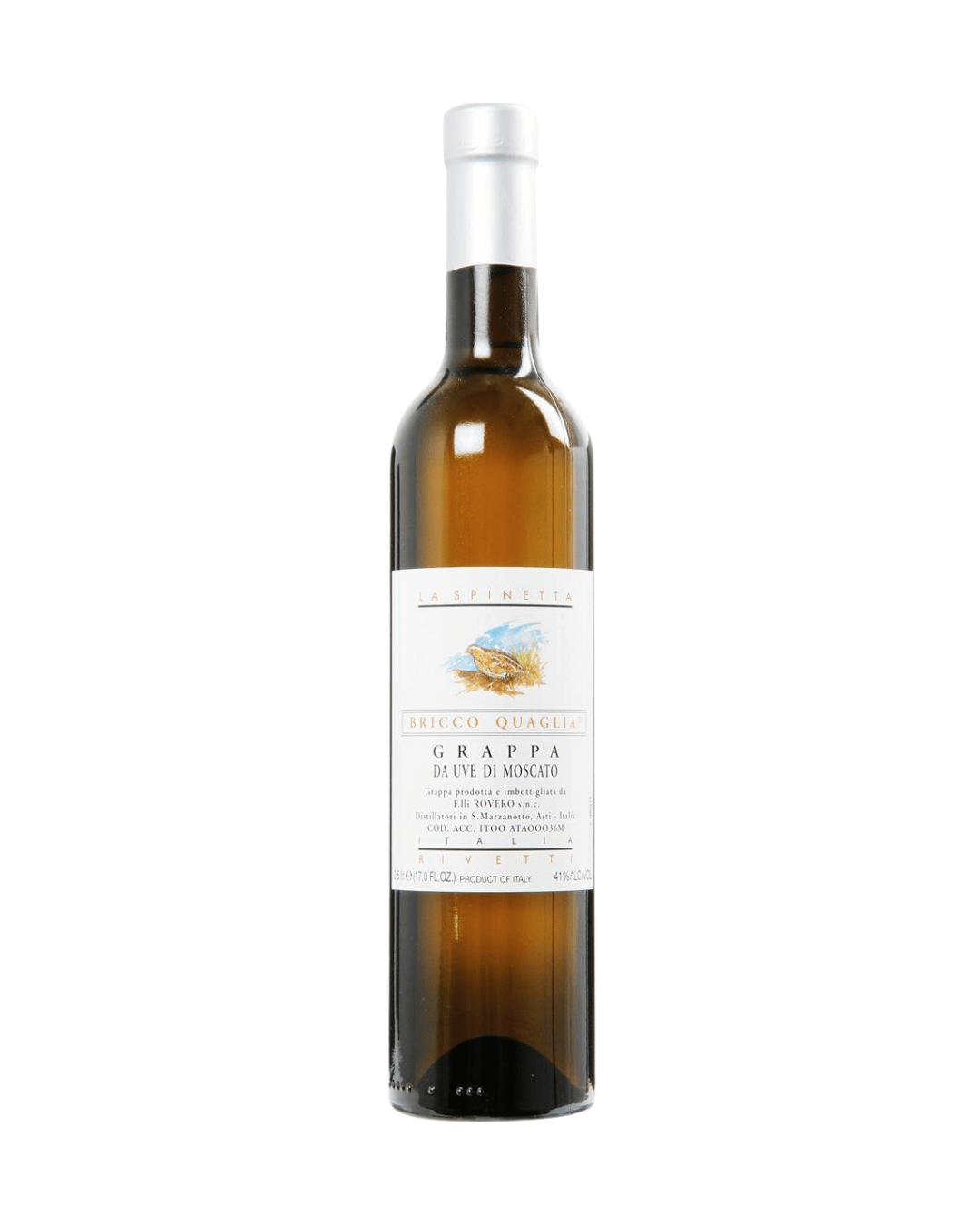 LA SPINETTA GRAPPA MOSCATO BRICCO QUAGLIA