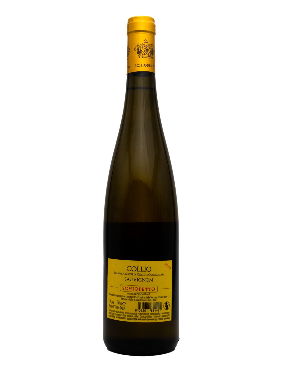 SCHIOPETTO SAUVIGNON COLLIO