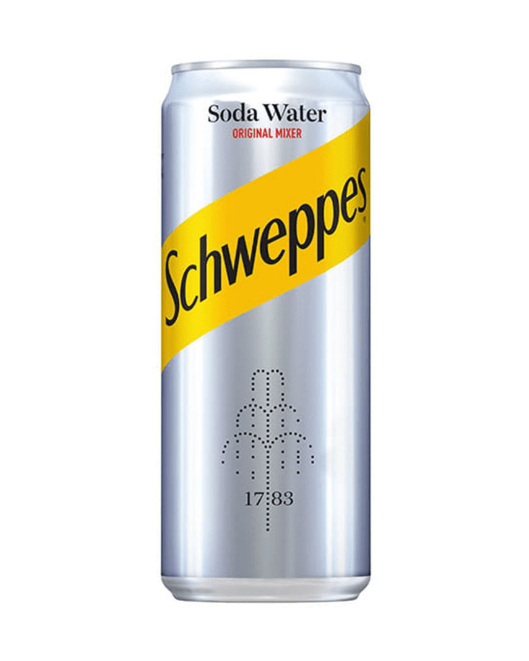 SCHWEPPES SODA WATER CAN