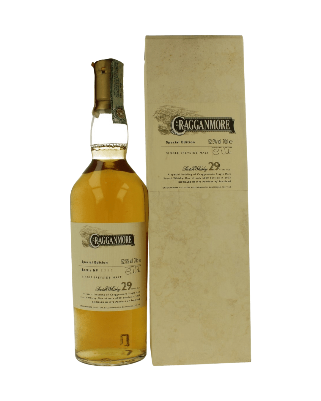 CRAGGANMORE 29YO