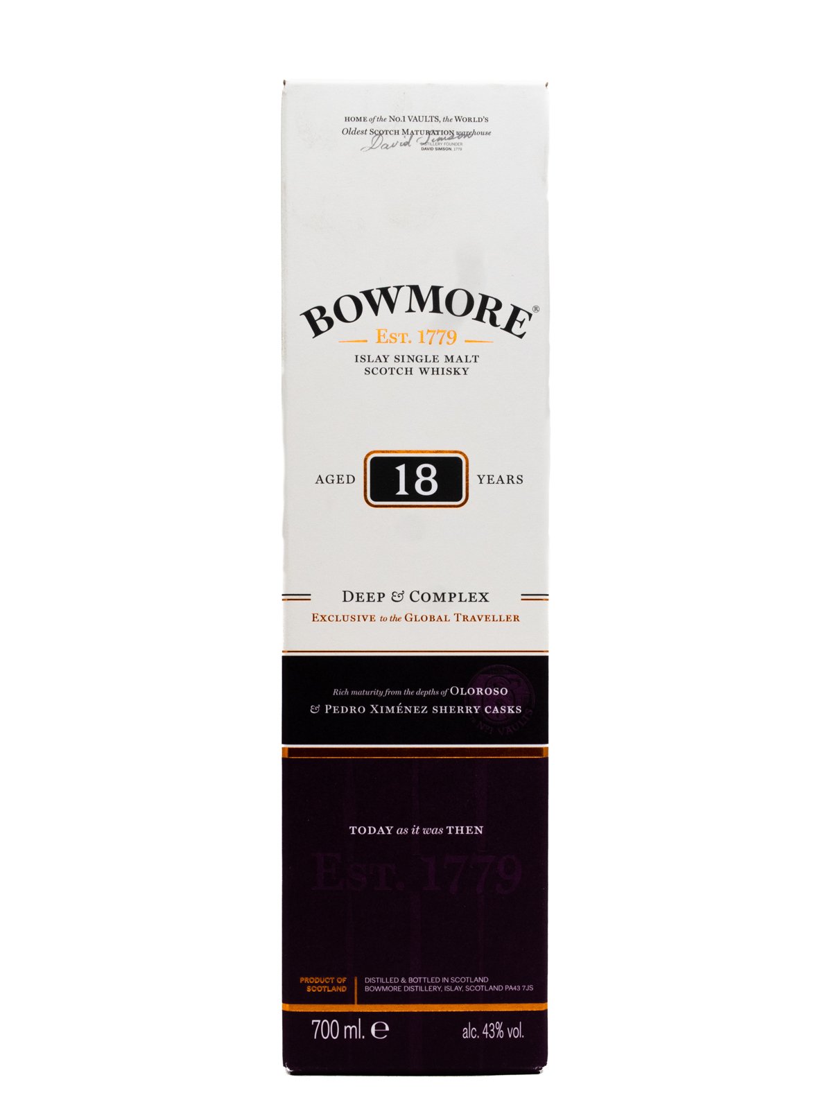BOWMORE 18YO