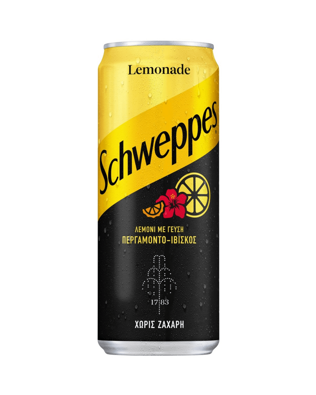 SCHWEPPES LEMONADE BERGAMOT HIBISCUS CAN