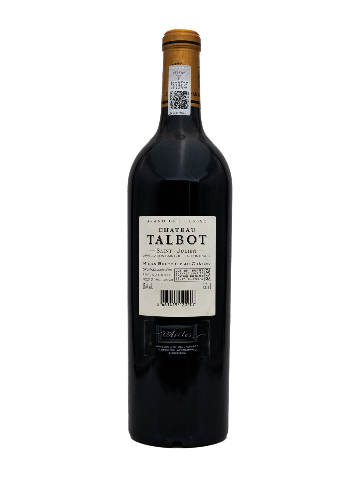CHATEAU TALBOT 4EME GRAND CRU CLASSE