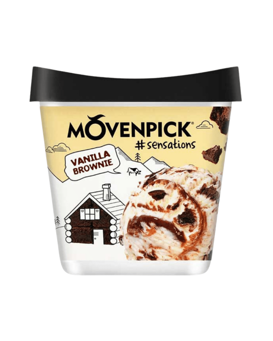 ΠΑΓΩΤΟ VANILLA BROWNIE 500ml