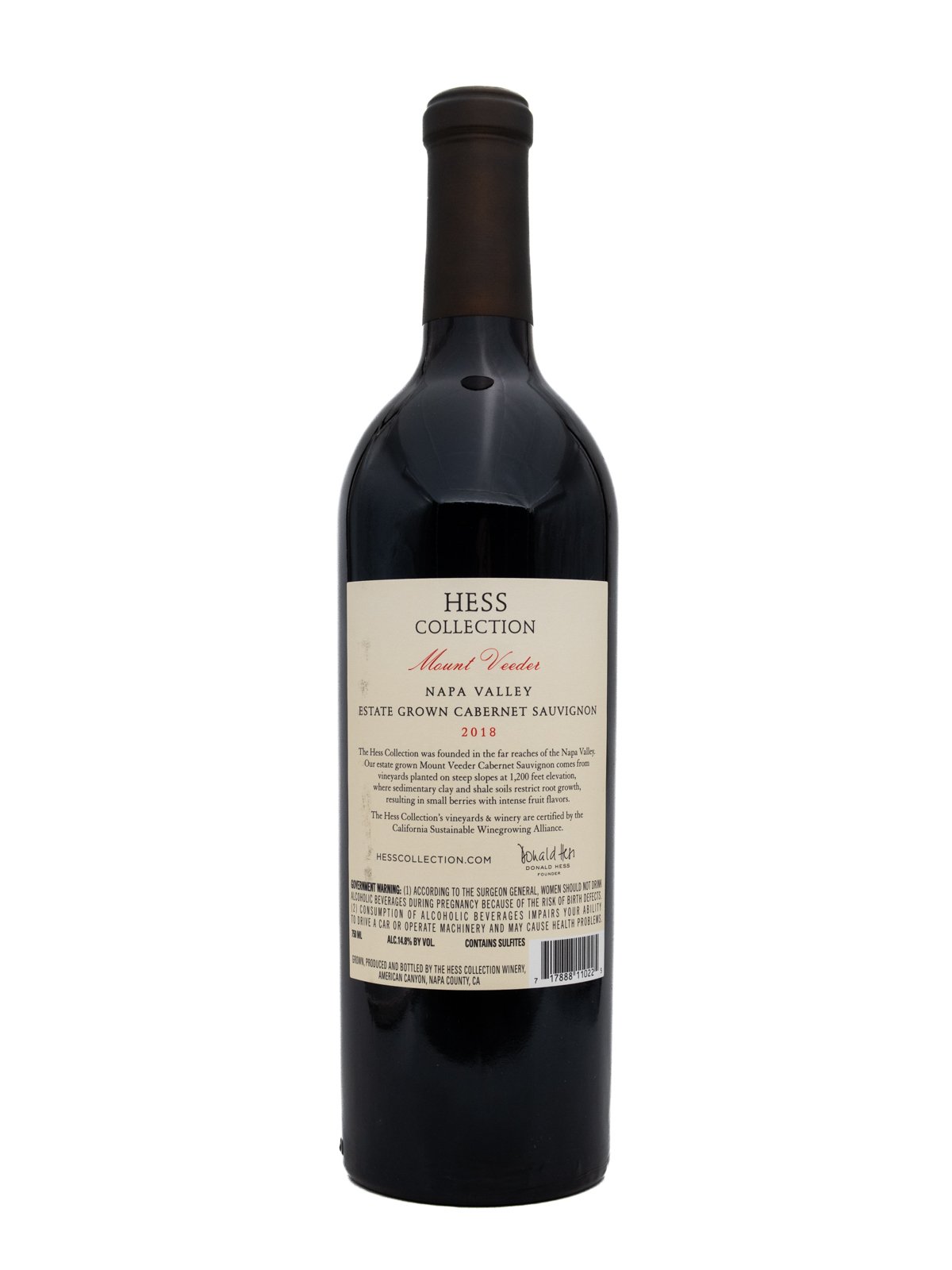 HESS COLLECTION CABERNET SAUVIGNON