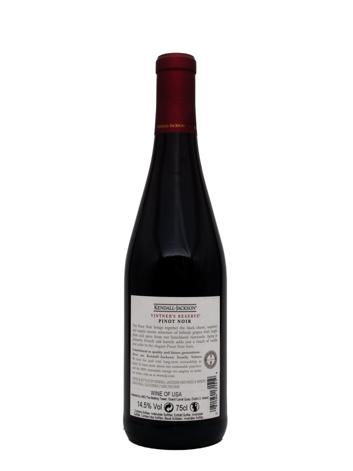 KENDALL JACKSON VINTNER'S RESERVE PINOT NOIR