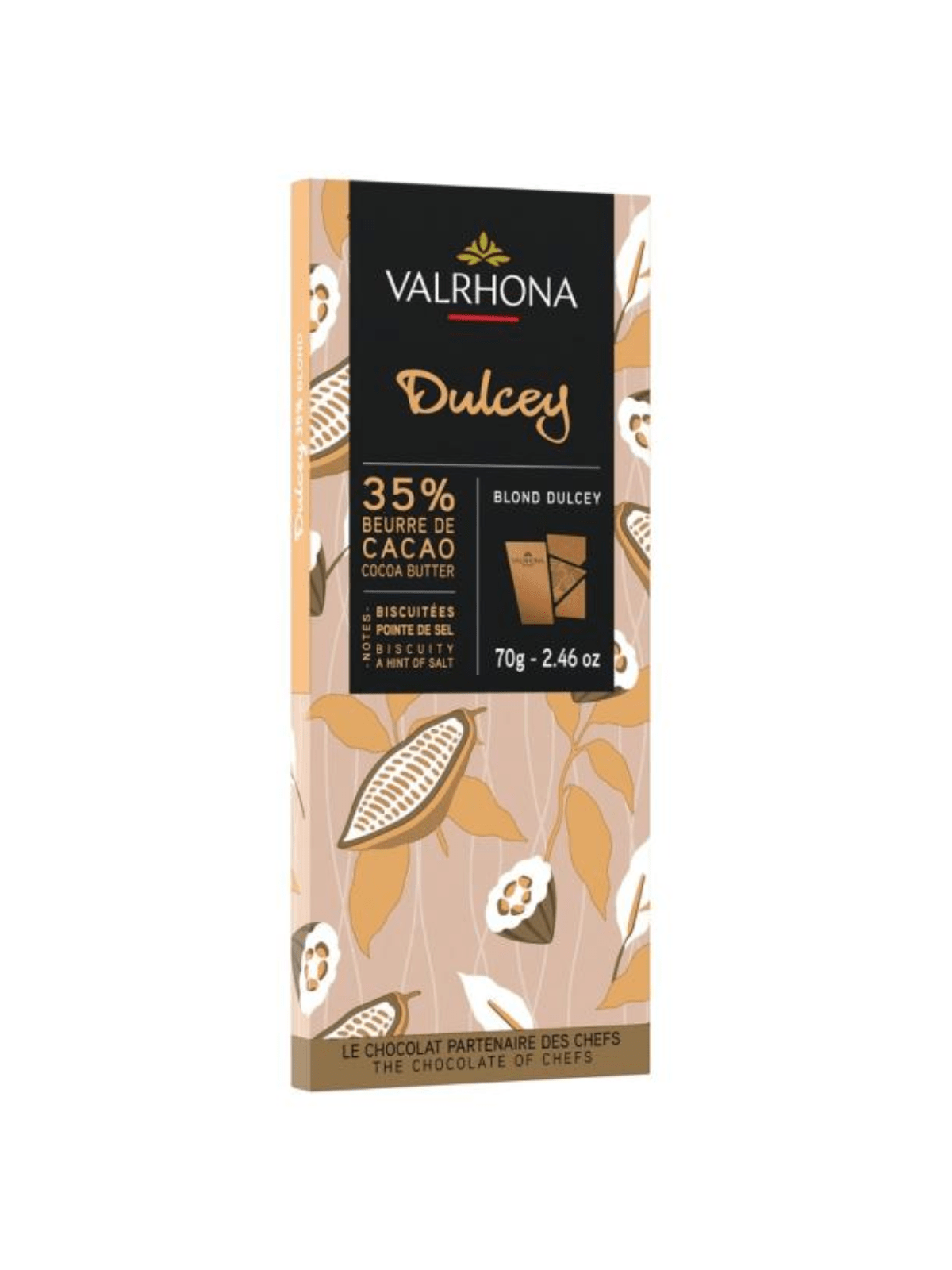 TABLETTE DULCEY 35% 70gr
