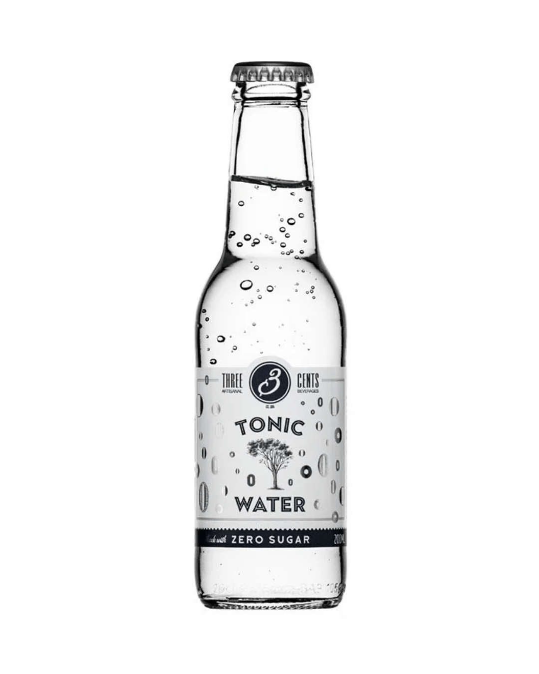 THREE CENTS ZERO TONIC WATER