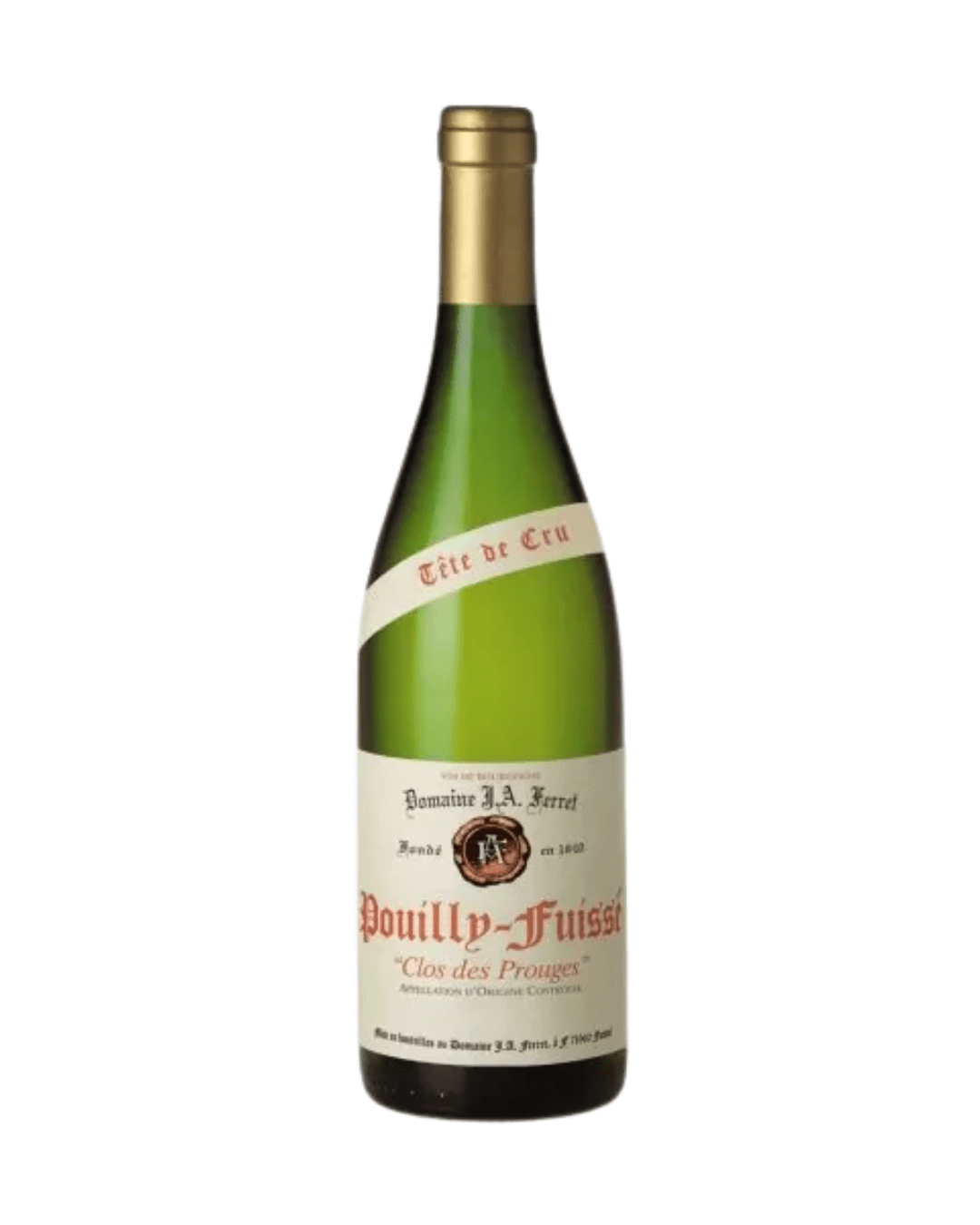 DOMAINE FERRET POUILLY FUISSE TETE DE CRU CLOS DE PROUGES