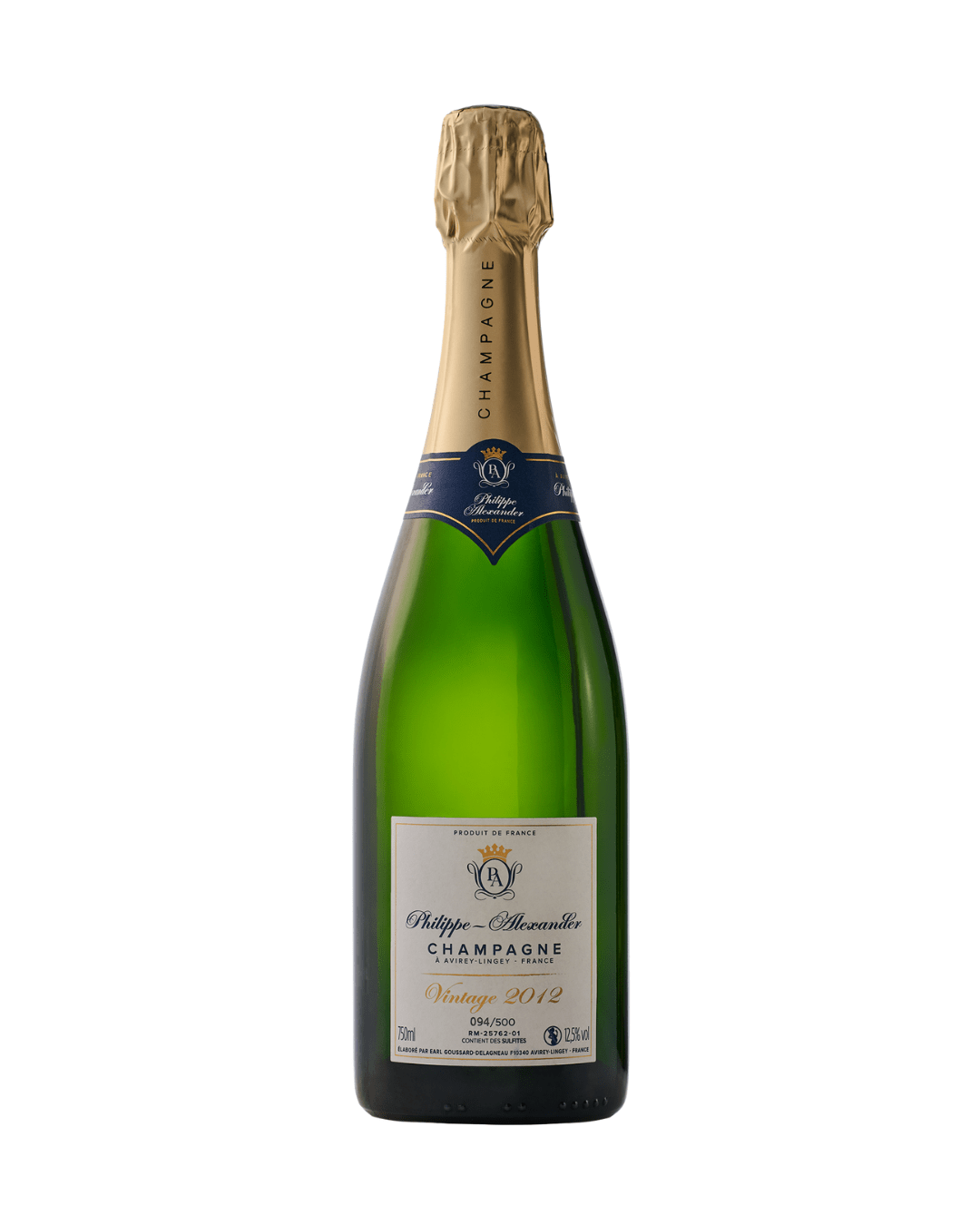 PHILLIPPE ALEXANDER VINTAGE AVIREY LINGEY CHAMPAGNE