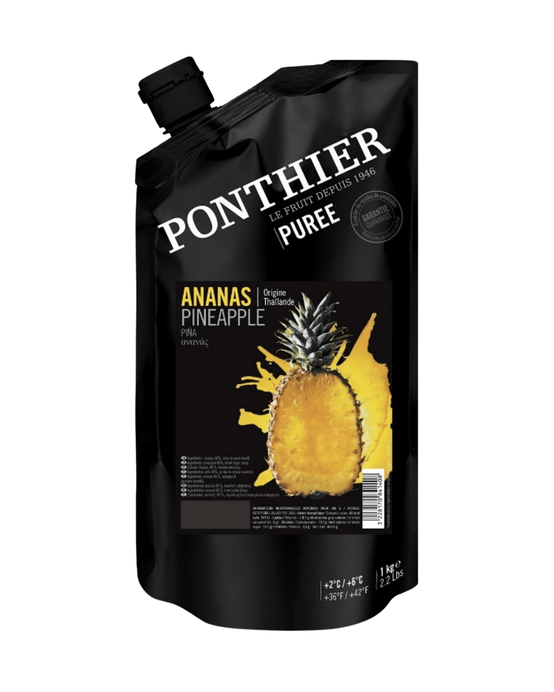 PONTHIER REFRIGERATED POUREE PINEAPPLE