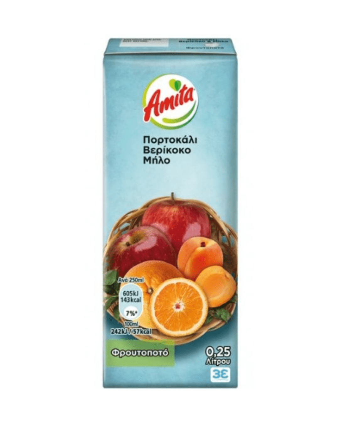 AMITA APPLE ORANGE PEACH JUICE