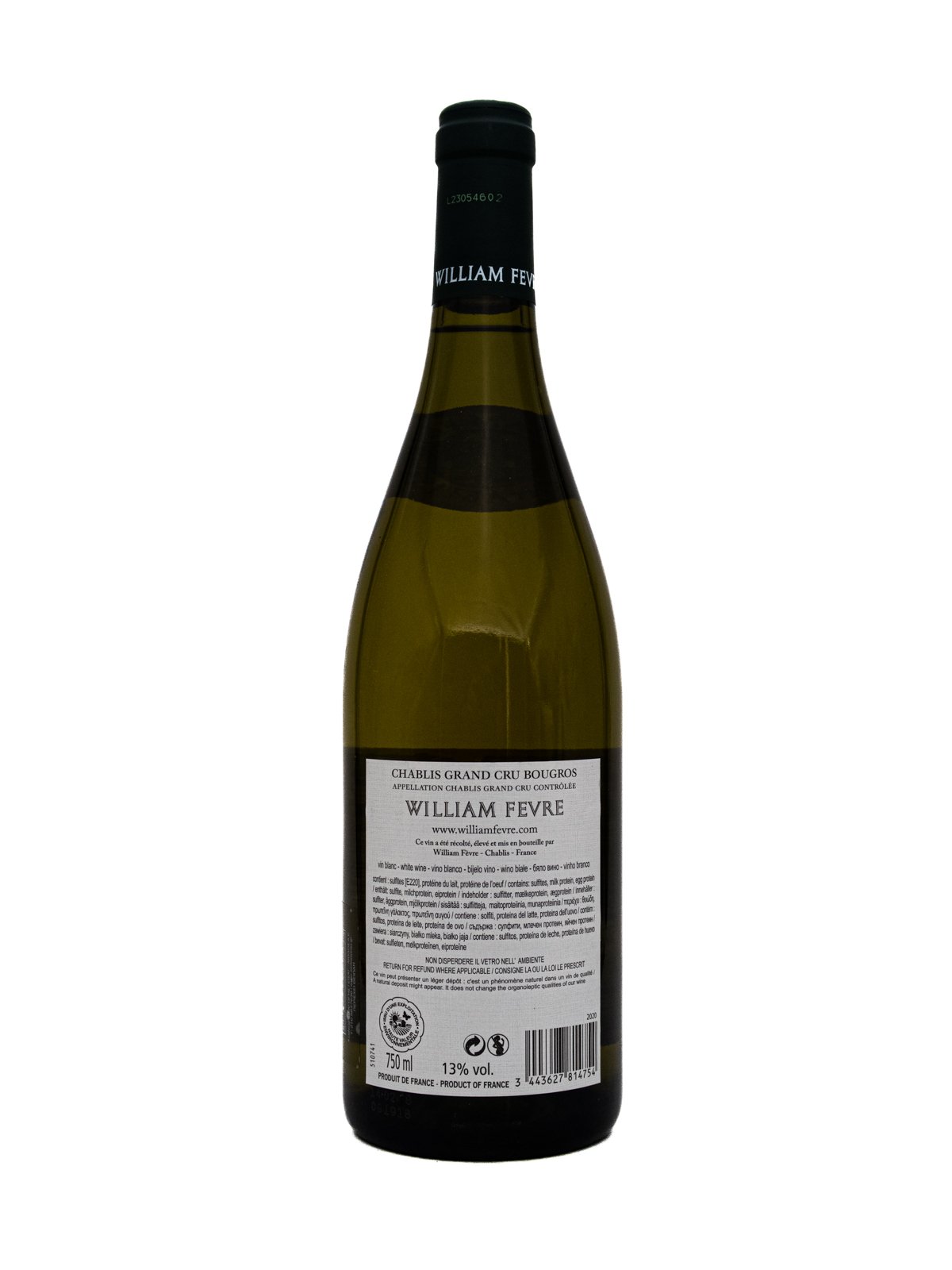 FEVRE WILLIAM CHABLIS GRAND CRU BOUGROS