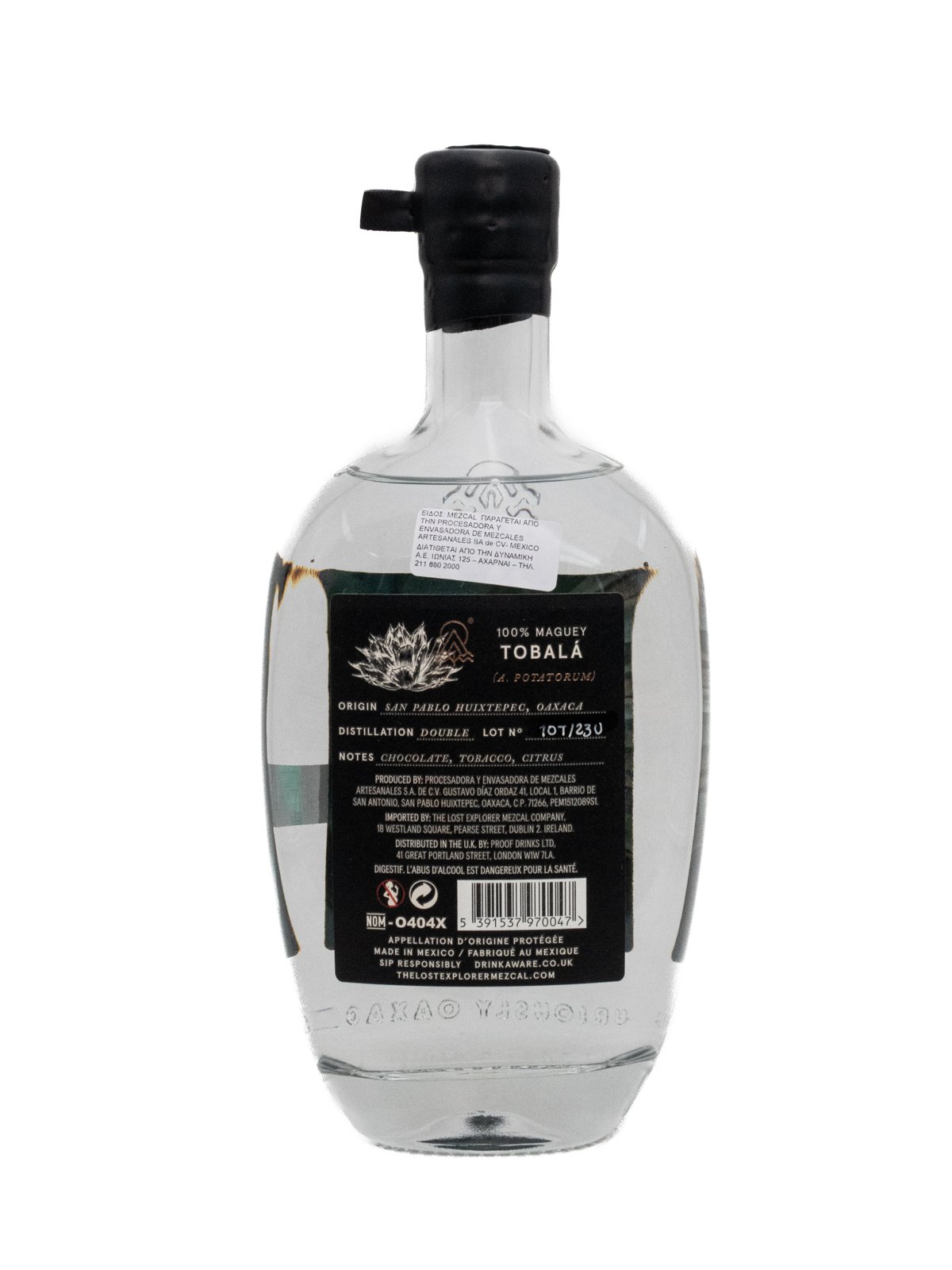 THE LOST EXPLORER MEZCAL TOBALA 10YO (JOVEN)