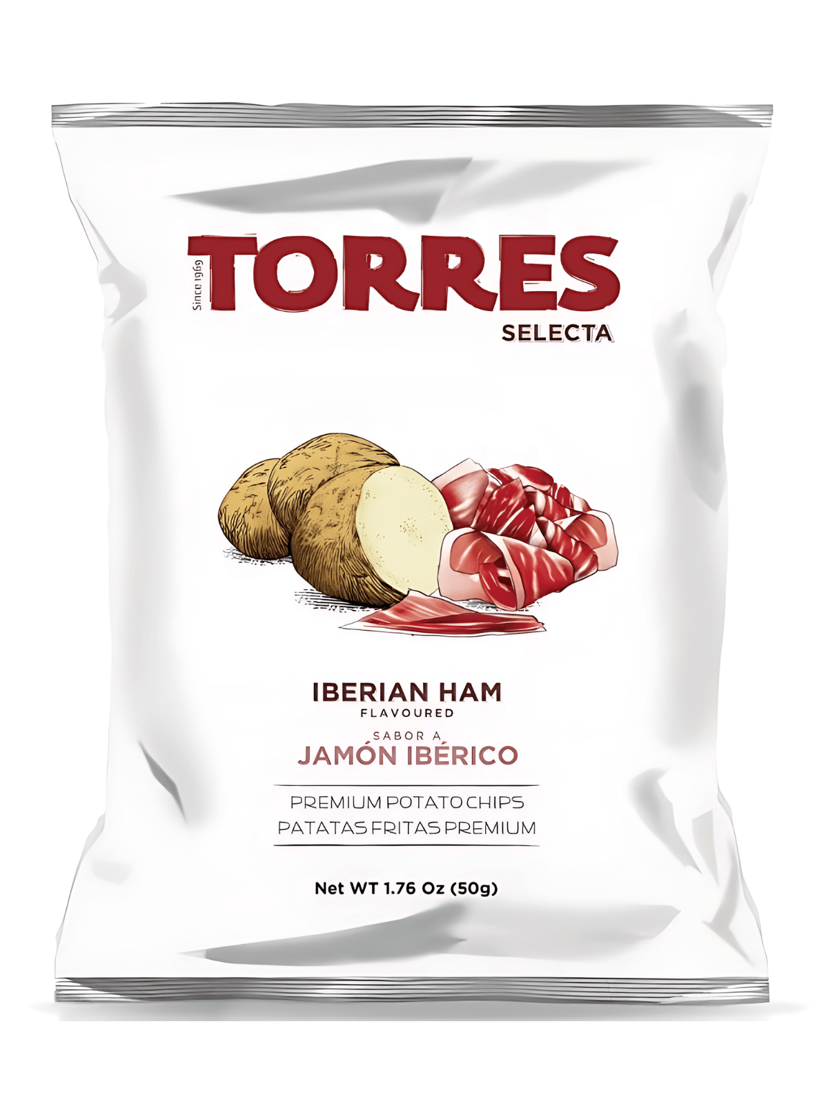 IBERIAN HAM POT. CHIPS 150gr