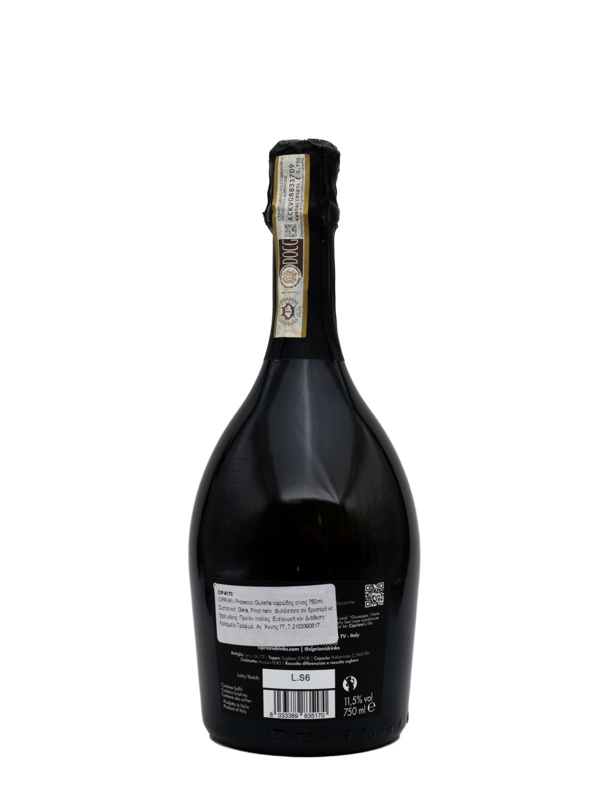 CIPRIANI PROSECCO GIULIETTA