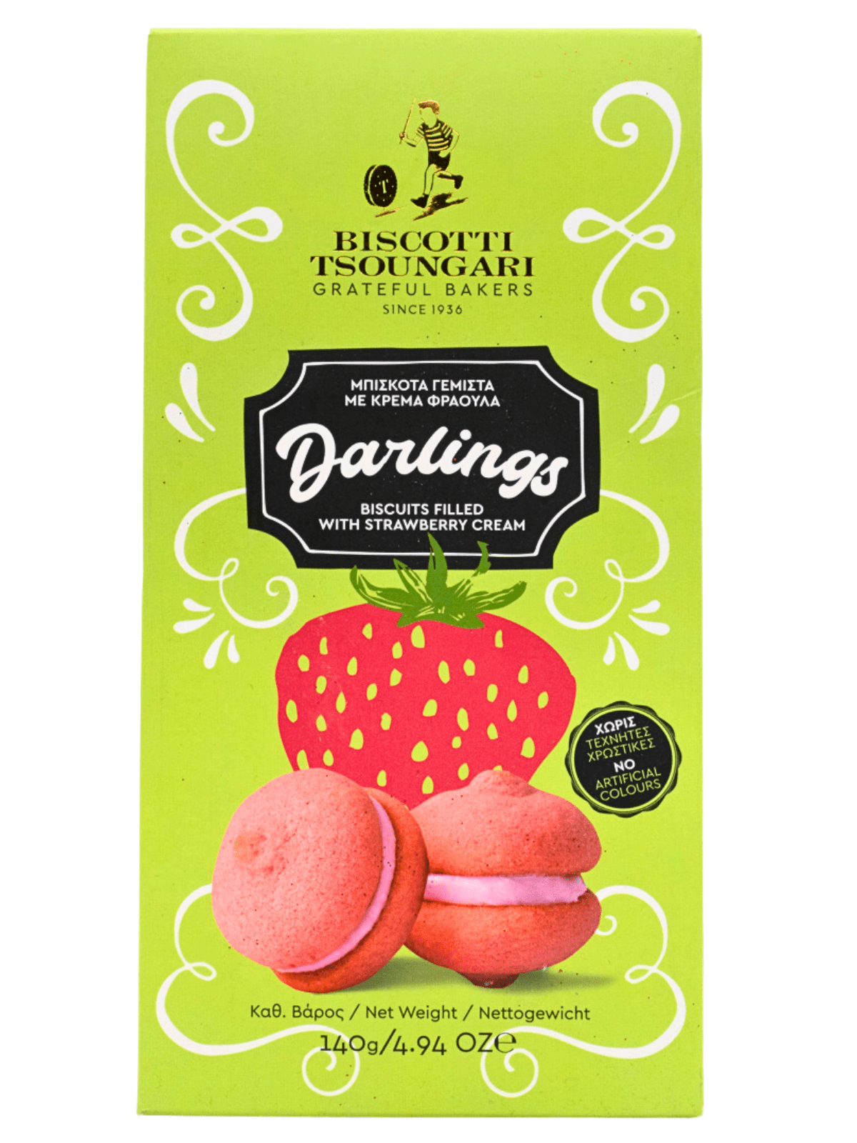 DARLINGS MACARONS ΓΕΜΙΣΤΑ ΜΕ ΦΡΑΟΥΛΑ 140gr