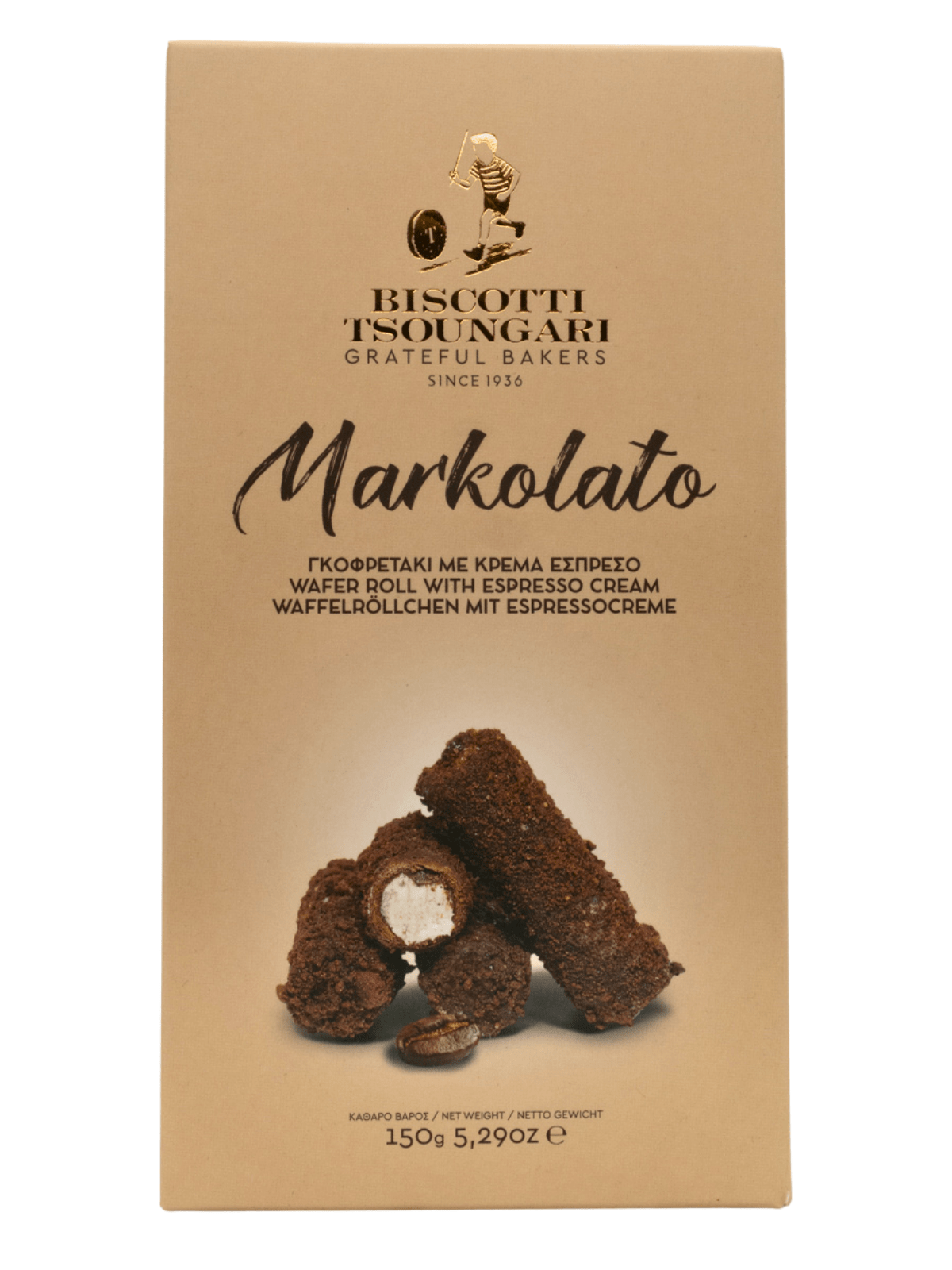 ΜΑΡΚΟΛΑΤΟ ΓΚΟΦΡΕΤΑΚΙ ΜΕ ΚΡΕΜΑ ESPRESSO 150gr