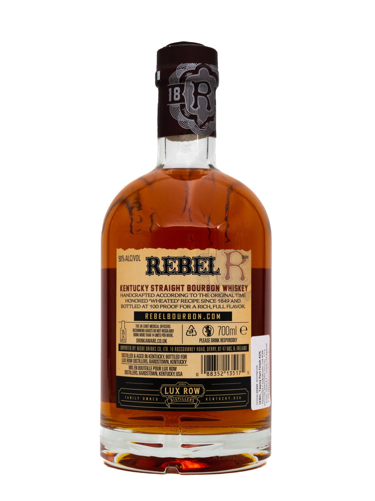 REBEL BOURBON WHISKEY