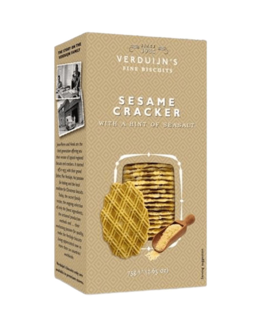 SESAME & SEA SALT CRACKERS 75gr