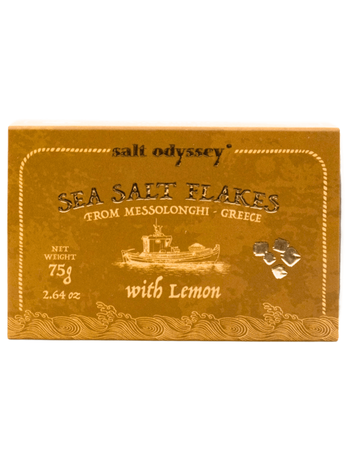 SEA SALT FLAKES WITH LEMON 75gr