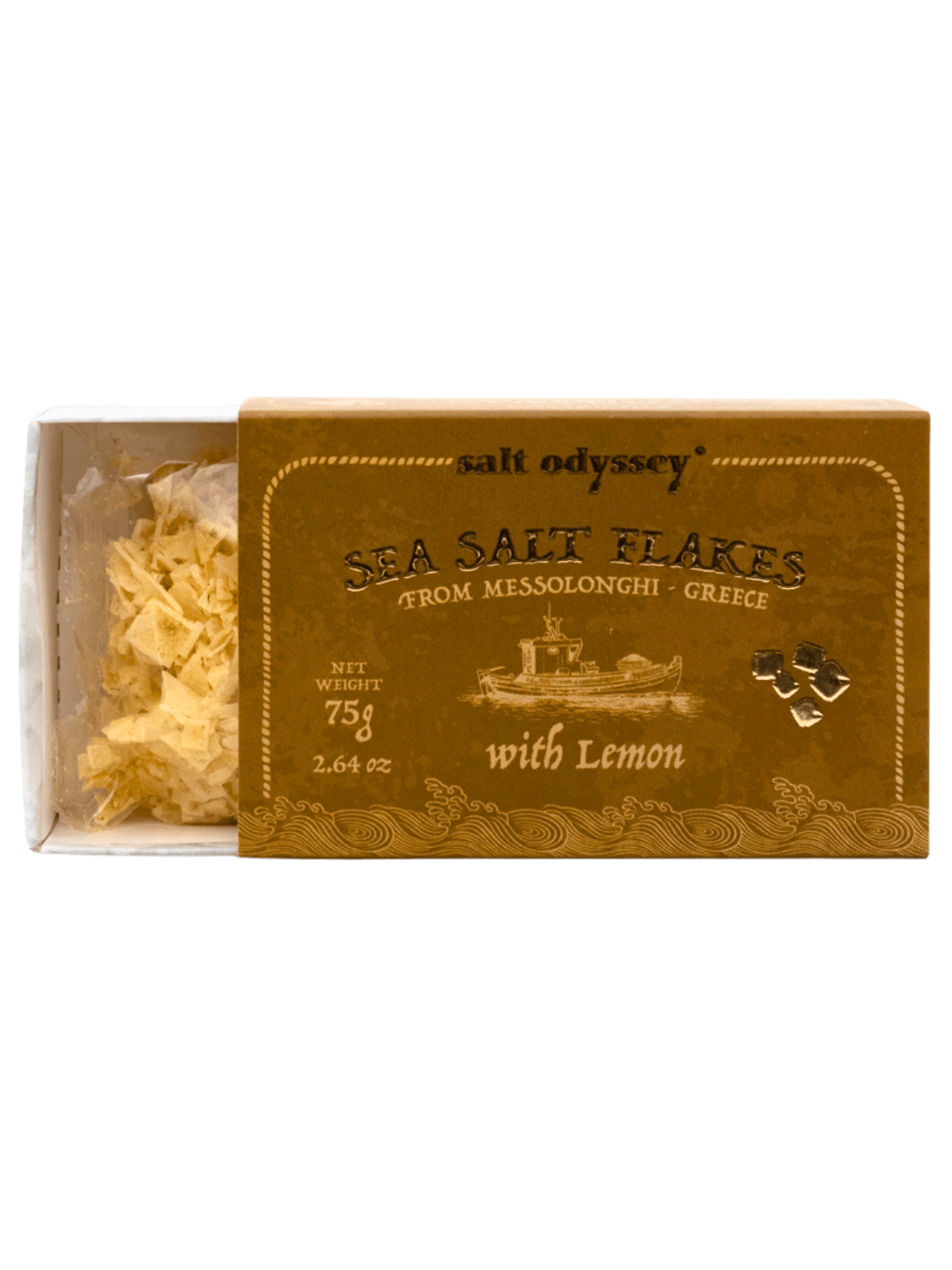 SEA SALT FLAKES WITH LEMON 75gr