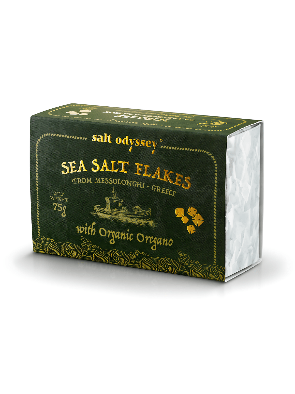 SEA SALT FLAKES WITH BIO ORAGANO 75gr