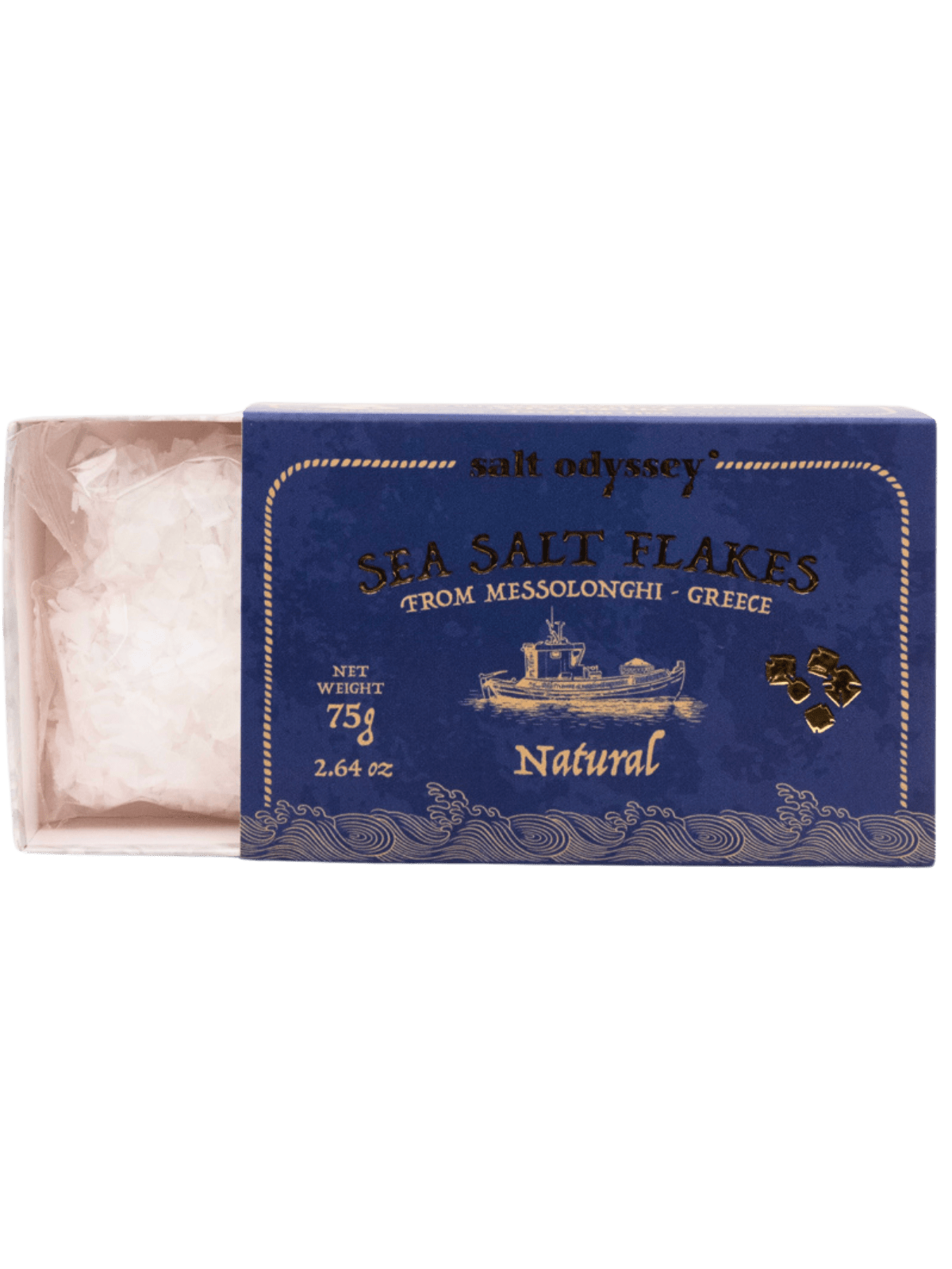 SEA SALT FLAKES NATURAL BOX 75gr